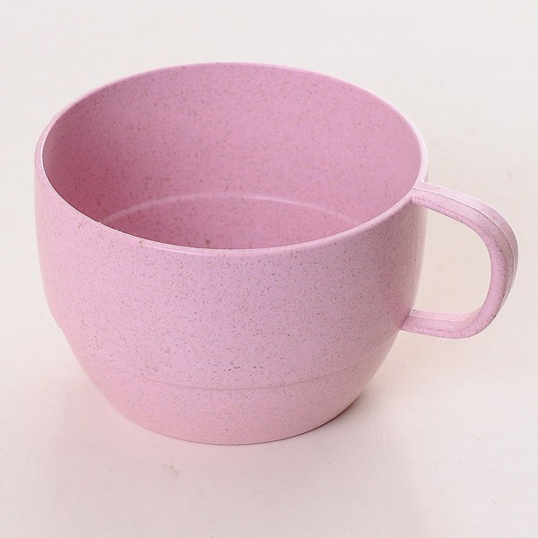 Nordic Style muovinen teekuppi Kahvi Tee Maito Juomakuppi Eco-frie Pink