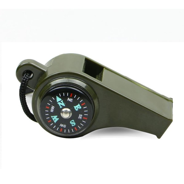 3 in 1 Emergency Survival Whistle Compass Termometer Domare C