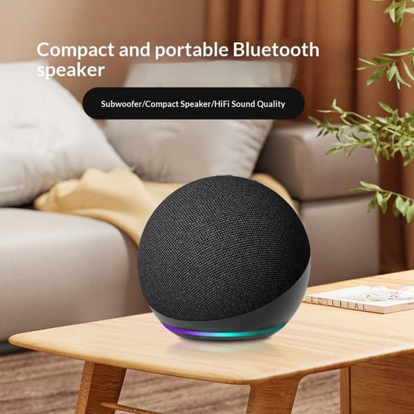 1 sæt til Alaxe lille Bluetooth-højttaler subwoofer sfærisk min A5