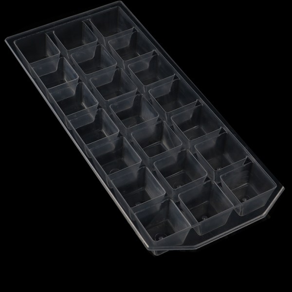 21Grid Ice Cube Pudding Maker Mold Kjøleskap Ice Mold Skuff