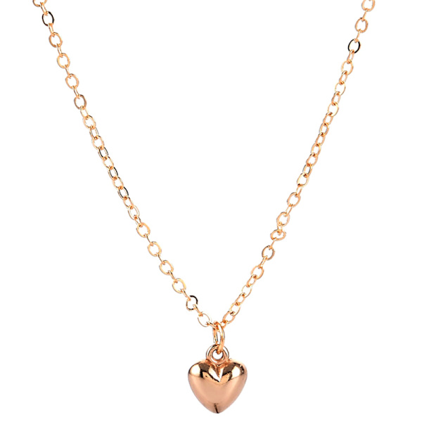 1 Stk Simple Heart Shape Halskæde New Fashion Sweater Chain Acc
