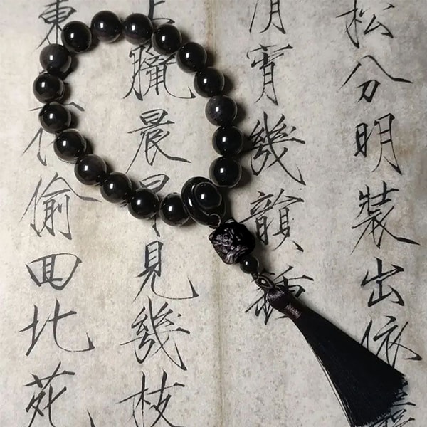 Dusk armbånd Hand Twist Bead Buddhist Rosenkrans Anheng Bead Ch A