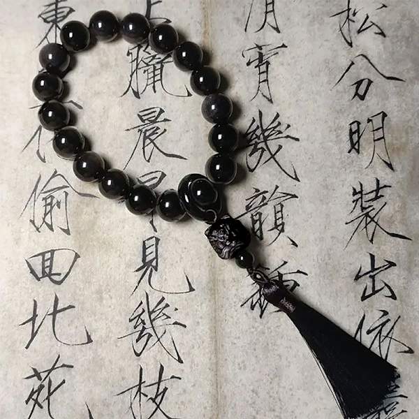 Dusk armbånd Hand Twist Bead Buddhist Rosenkrans Anheng Bead Ch H