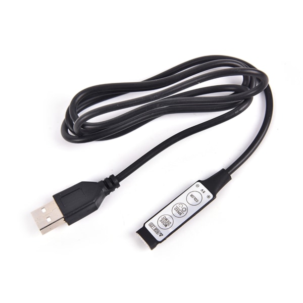 DC 5V USB LED RGB -ohjain 3 Key 4 Pin kaukosäädin