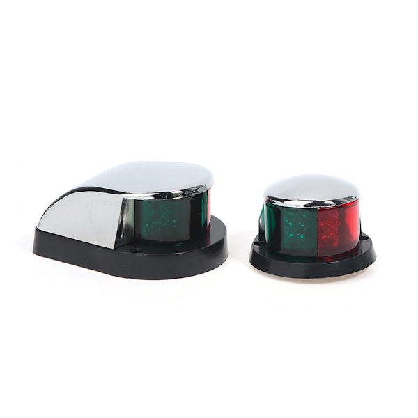 Båtljus Röd & Grön 12V LED Bow Navigation Light Sailing S L