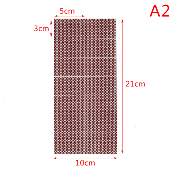 1 ark Match Striker Paper Sticker Gjør-det-selv manuell Match Eraser Phos A2