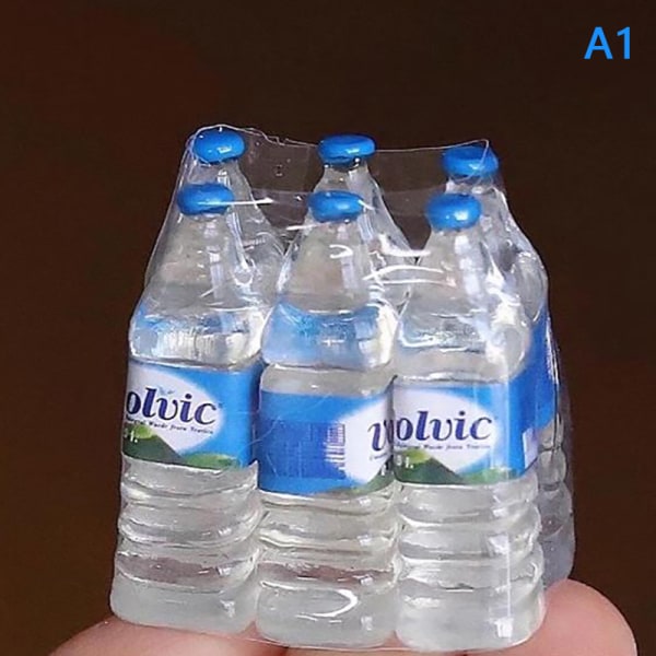 12 Resin Mini Simulation Mineraalivesipullon malli Nukkelelut H A4
