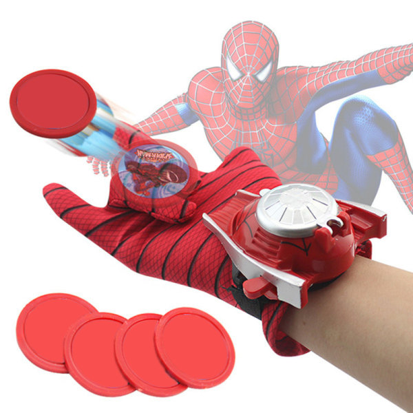 Nye Spider Man Leker Plast Cosplay Spiderman Glove Launcher