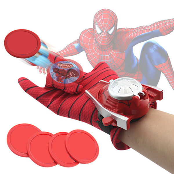 Nyt Spider Man Legetøj Plast Cosplay Spiderman Handske Launcher