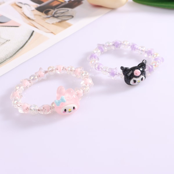 Cinnamoroll Kuromi My Melody Cartoon e Par Armbånd Leker For 03