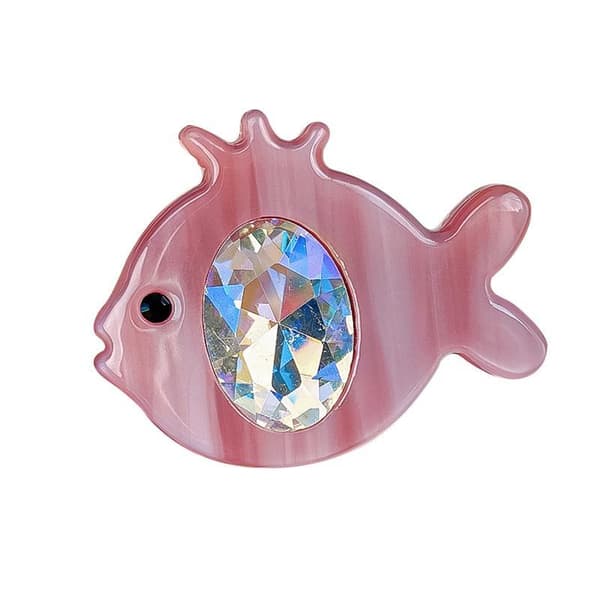 n Eddikesyre Blowfish Rhinestone Hårreb Høj Elasticitet Gnid A2