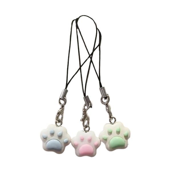 1 st e Cat Paw Telefonformad Hänge USB Flash Drive Ryggsäck Ac blue