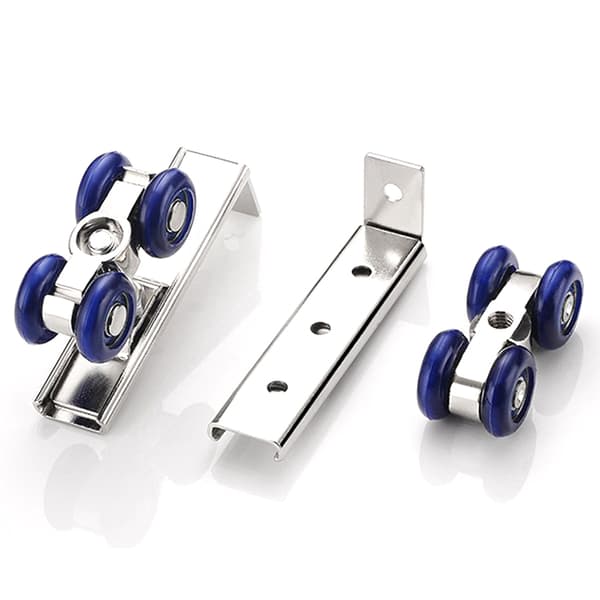 2 stk/sæt Skydedørsrulle Hardware Skydedøre Remskive 4/8 Wh