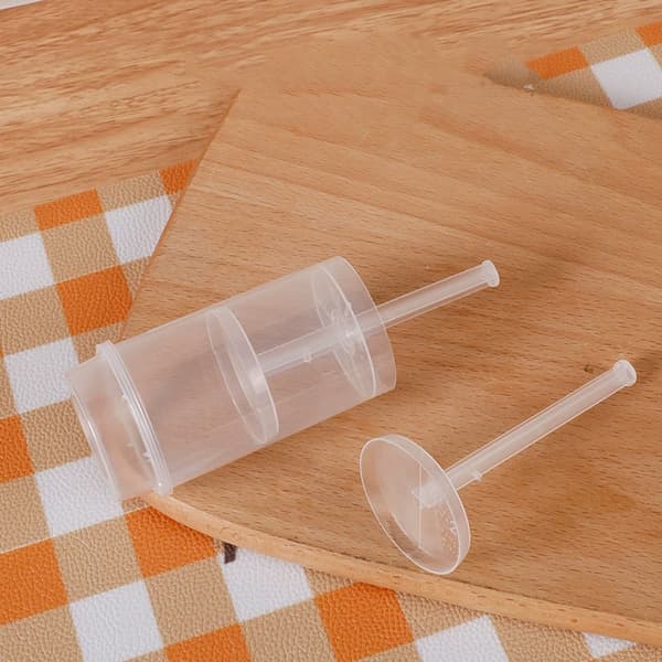 10 stk. Push Up Kage Shooter Runde Kageholdere Push Plastikbeholder