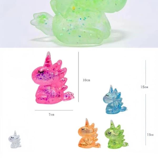 Glitter Legetøj Blødt Fidget Legetøj Gennemsigtig Dekompression