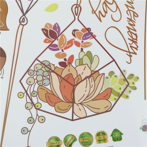 Creative Flower s Chlorophytum Removeable Wall Stickers Decora