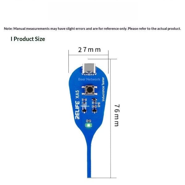 1 st XA5 Induktansmätare Elektromagnetisk Induktion Hög Precision 1