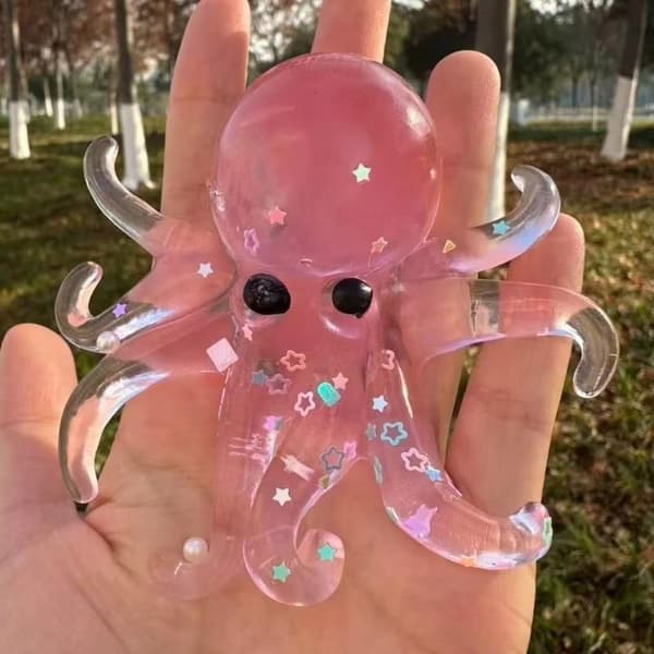 1 stk. Squishy Ocean Blæksprutte Fidget Legetøj Langsom Rebound Legetøj A2