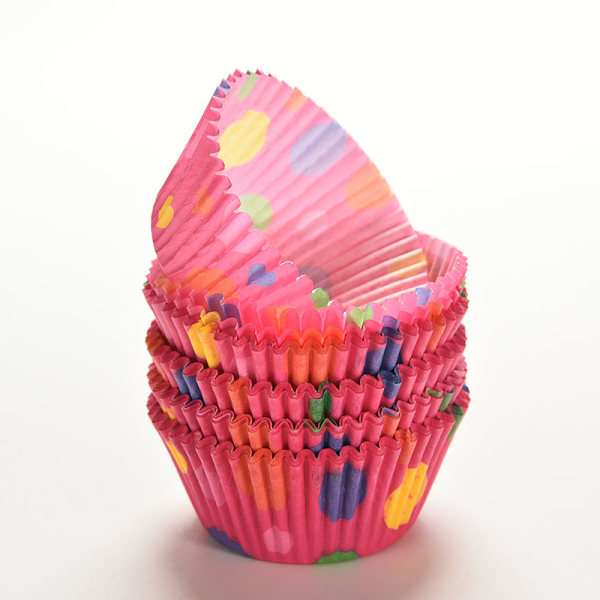 100 Styck Papper Tårta Muff Liners Bakning Cupcake Muffin Fodral Weddin