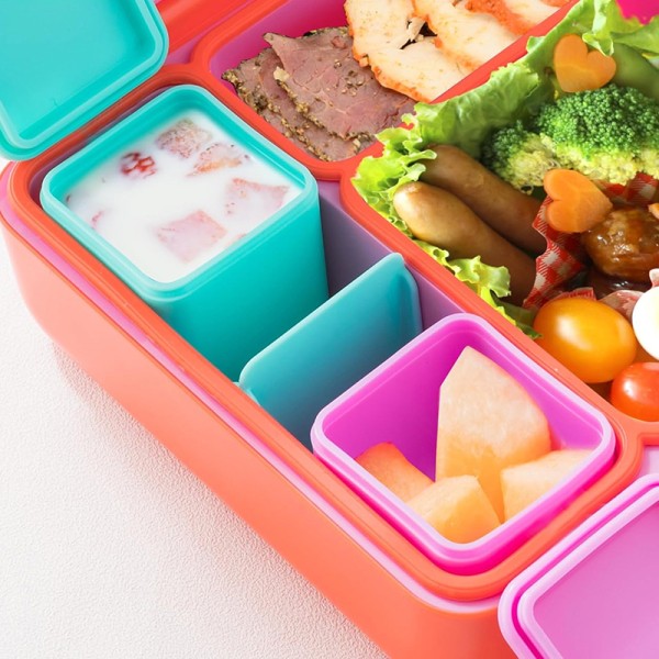 e Silikonlock Salladsdressing Behållare Doppsåskoppar För Orange