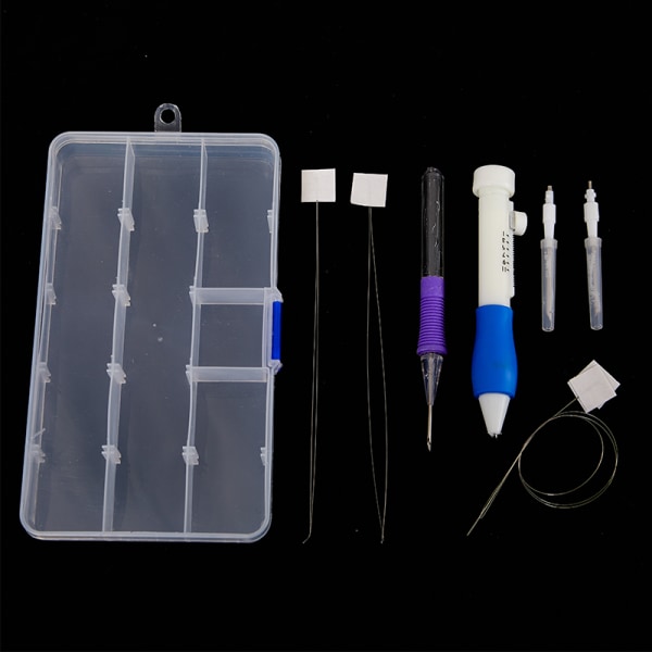 Broderi Mattstickat Punch Kit arbete Sömnad Set Sömnad också 1 set