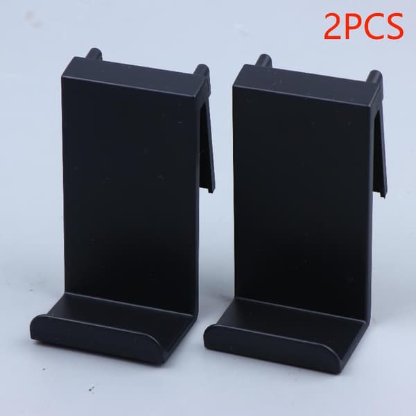 2PCS Pegboard tillbehör Spelkontrollställ Passar Skadis Storlek S Black