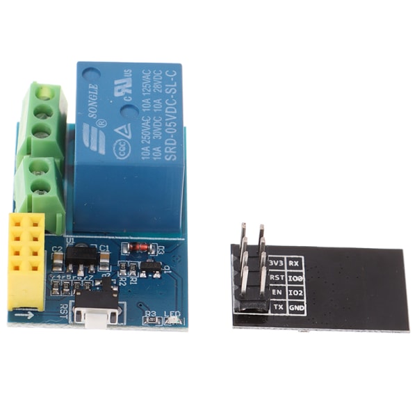 ESP8266 ESP-01S + 5V WiFi relæmodul Smart Home Remote Control