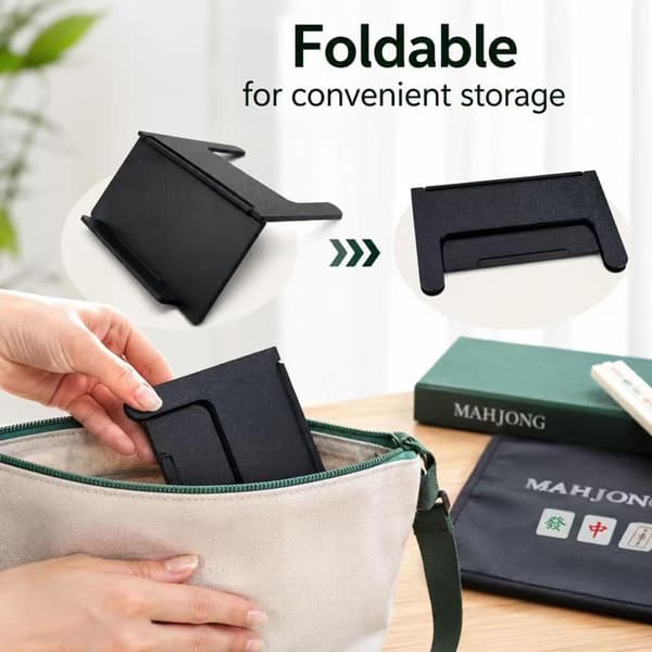 Slitesterk PLA Bordkortholder Klipsdesign Stor Kapasitet For Black