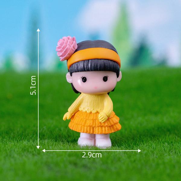 Mini Pojke Flicka Modell Figurer Hantverk Lovers Figurer Par Mini A5