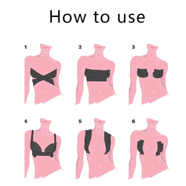 1 rulle usynlige brystvortebetræk klistermærker Løft brysttape Push Up Nude