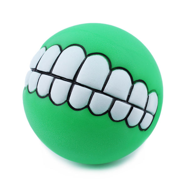 Funny Pet Dog Ball Silicon Toy Chew Sound Dogs Play Toys Ultra