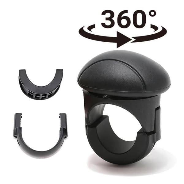 Enkel-grep silikon rattknapp 360° jevn rotasjon