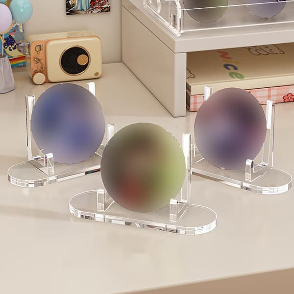 5 stk. akryl klar stander akryl staffeli display stand multifunktionel