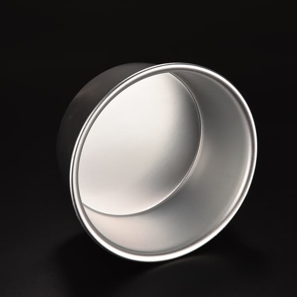Rund aluminiumsbakeform Panneform for smørbrødkakesett 4'