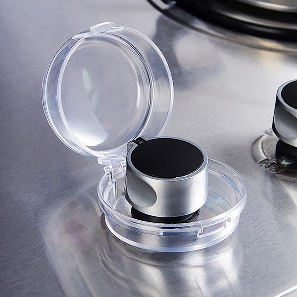 2 kpl Baby turvauunin lukituskansi Kaasuliesi nupin kannet Kotisarja Black