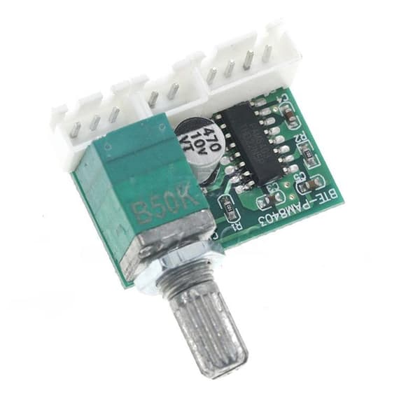 1/3 stk Mini PAM8403 DC5V 2-kanals USB Digital forsterkerkort A1