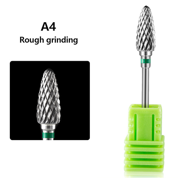 Hårdmetal wolfram neglebor manicure boremaskine til fræsning ter A4