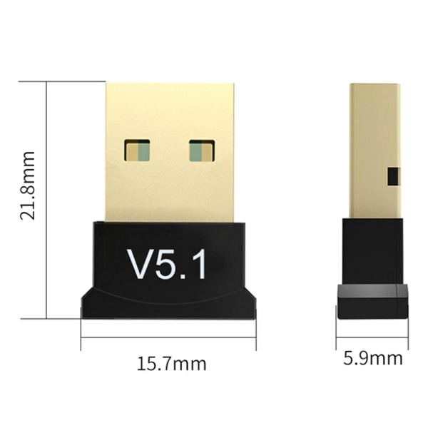 Högkvalitativ USB 5.1 Bluetooth adapter Bluetooth-kompatibel Ada