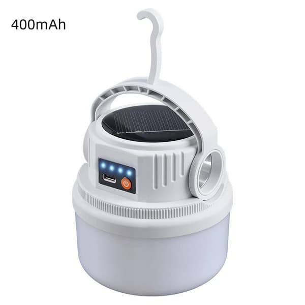 LED-lys Solar Campinglampe USB Genopladelig Ultralys Sol 800mAh