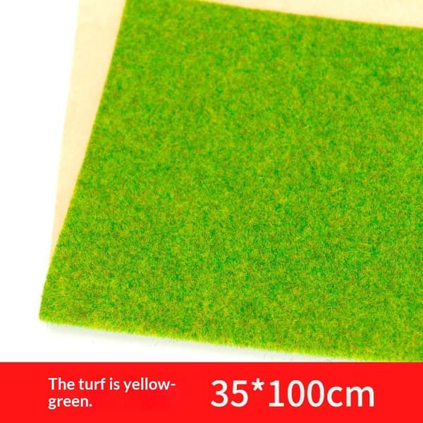 1 st konstgräsmatta layout tågbana konstgräs Yellow green 100cm