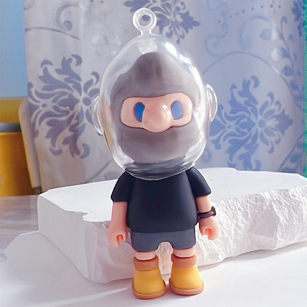 Sarjakuva-avaimenperä Kawaii Anime Figuuri Silikonimallin riipusavain A3