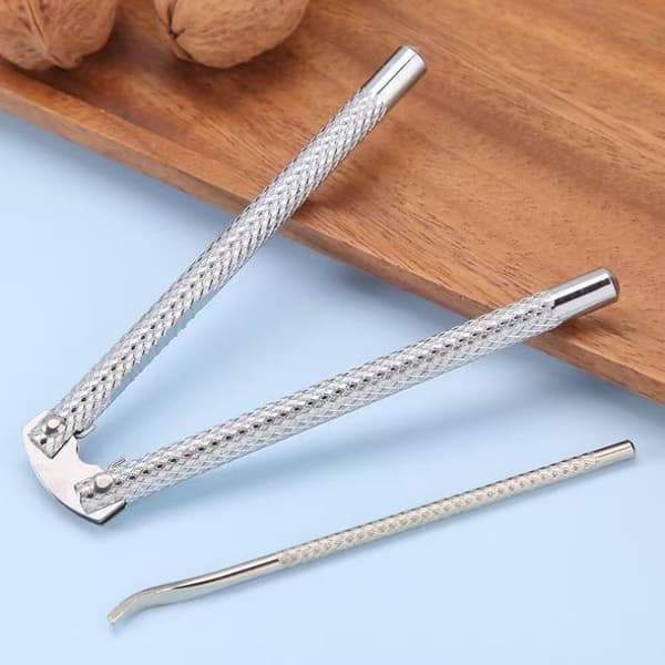 Valnötskross Rostfritt Stål Snabb Nötkross Effektiv 1pc with 2 Needles