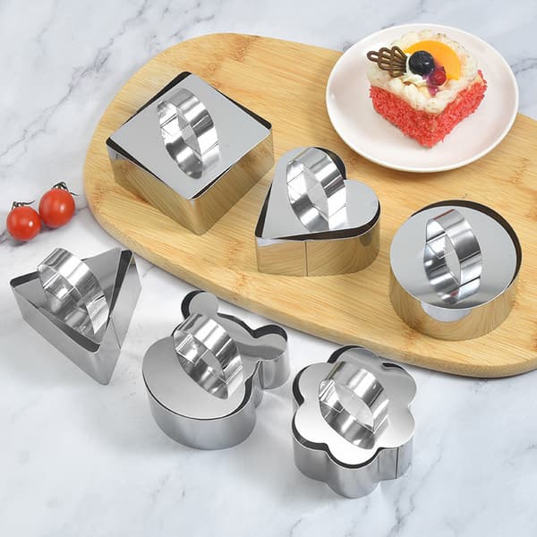 1 stk rustfrit stål kageform DIY Mousse kage tegneserie Sushi Mo Triangle