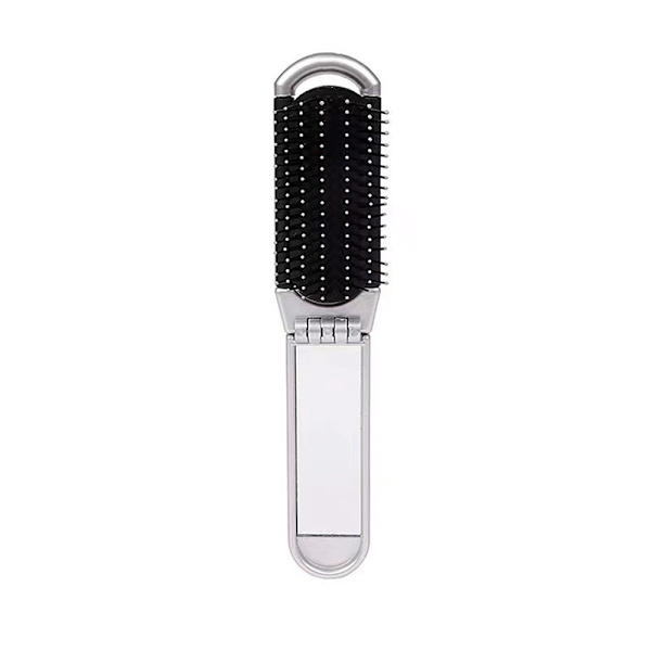 Minikokoontaittuva turvatyynykampapeili hierontakampa All-In-One Air White