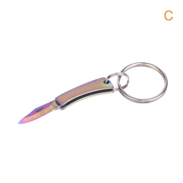 Rustfrit stål Mini Folding Farverig Ultra Small Portable Poc C