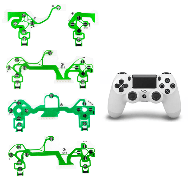 PS4 Slim Controller johtava kalvo vihreä kalvo JDS 001 011 050 C