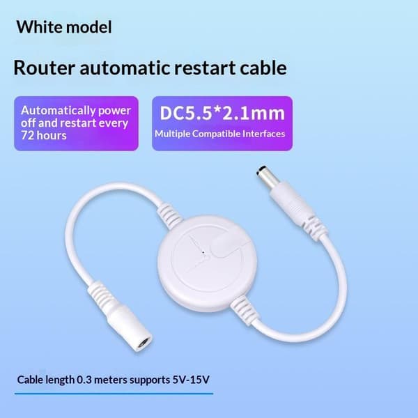 WiFi Router Återställ Omstartskabel Automatisk Omstartskabel 72 Timmar För A2