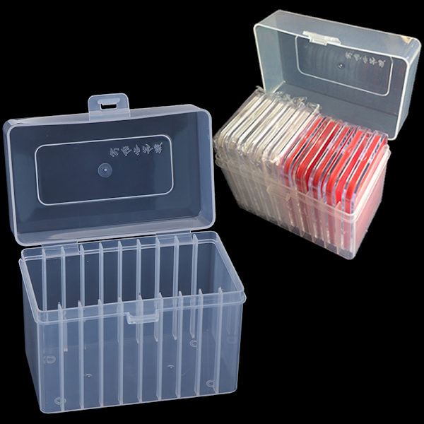 1 Stk Plast Hvit Kapasitet Mynt Oppbevaringsboks Holder Plate For PCC