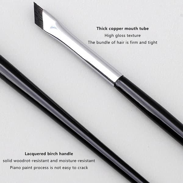 Uppgradera Blade Eyeliner Brush Ultra Thin Fine Angle Flat Eyeliner B