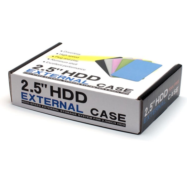 Plast 2,5" SATA til 3.0/2.0 HDD kabinet mobil harddisk black 3acd | black | Fyndiq